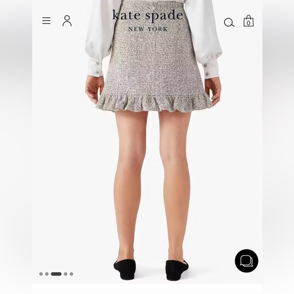 Kate spade metallic tweed skirt - 10 - Picture 2 of 8